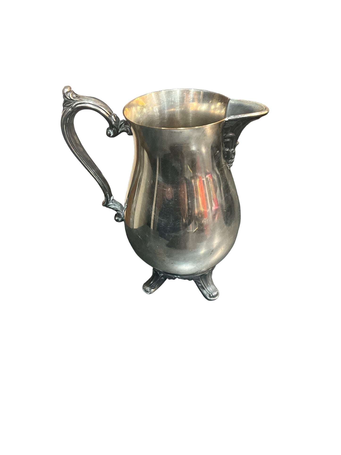 Wm Rogers Silver Plated Footed Creamer