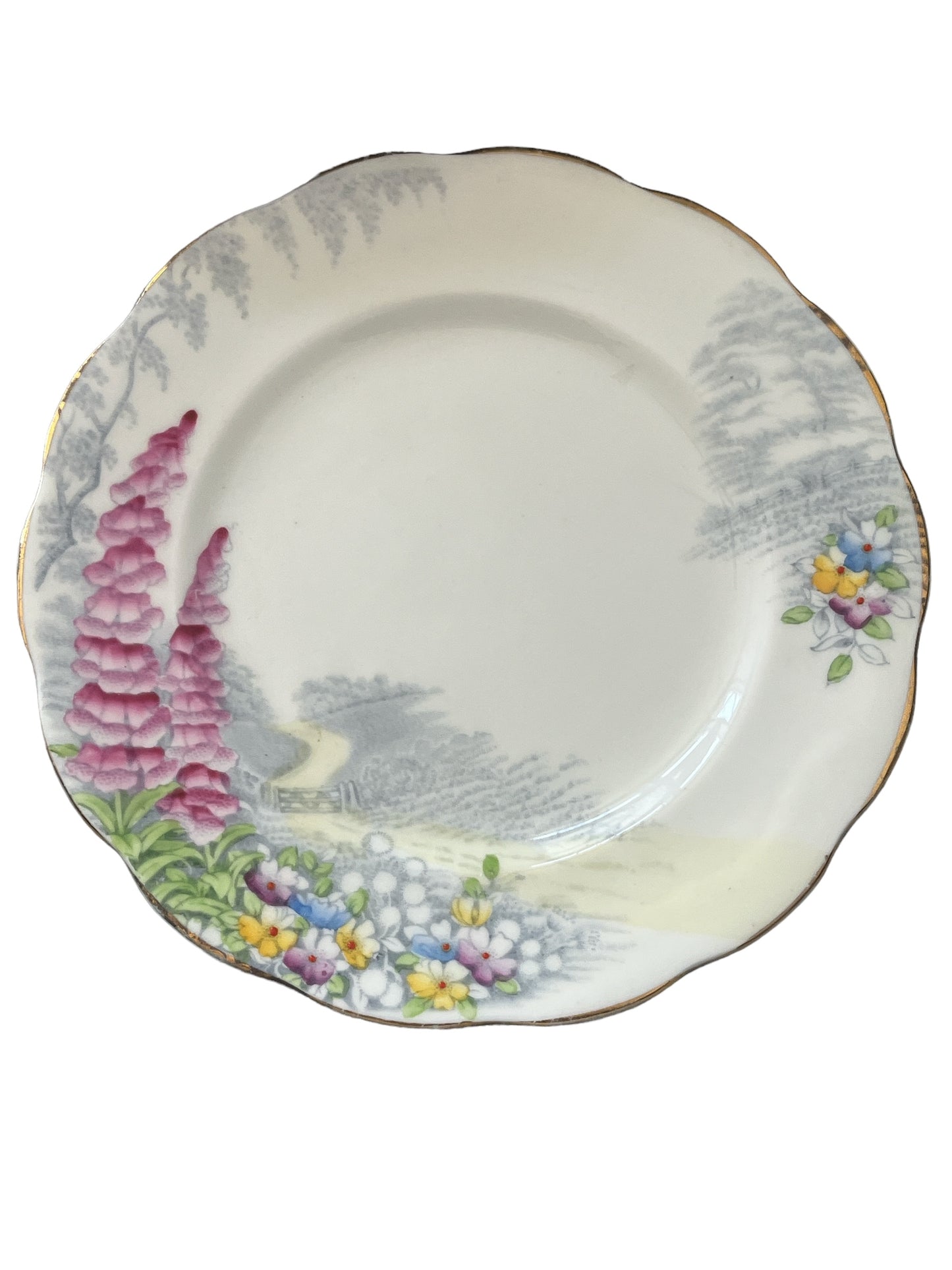 Bell China “Lovers Lane” Dessert Plate