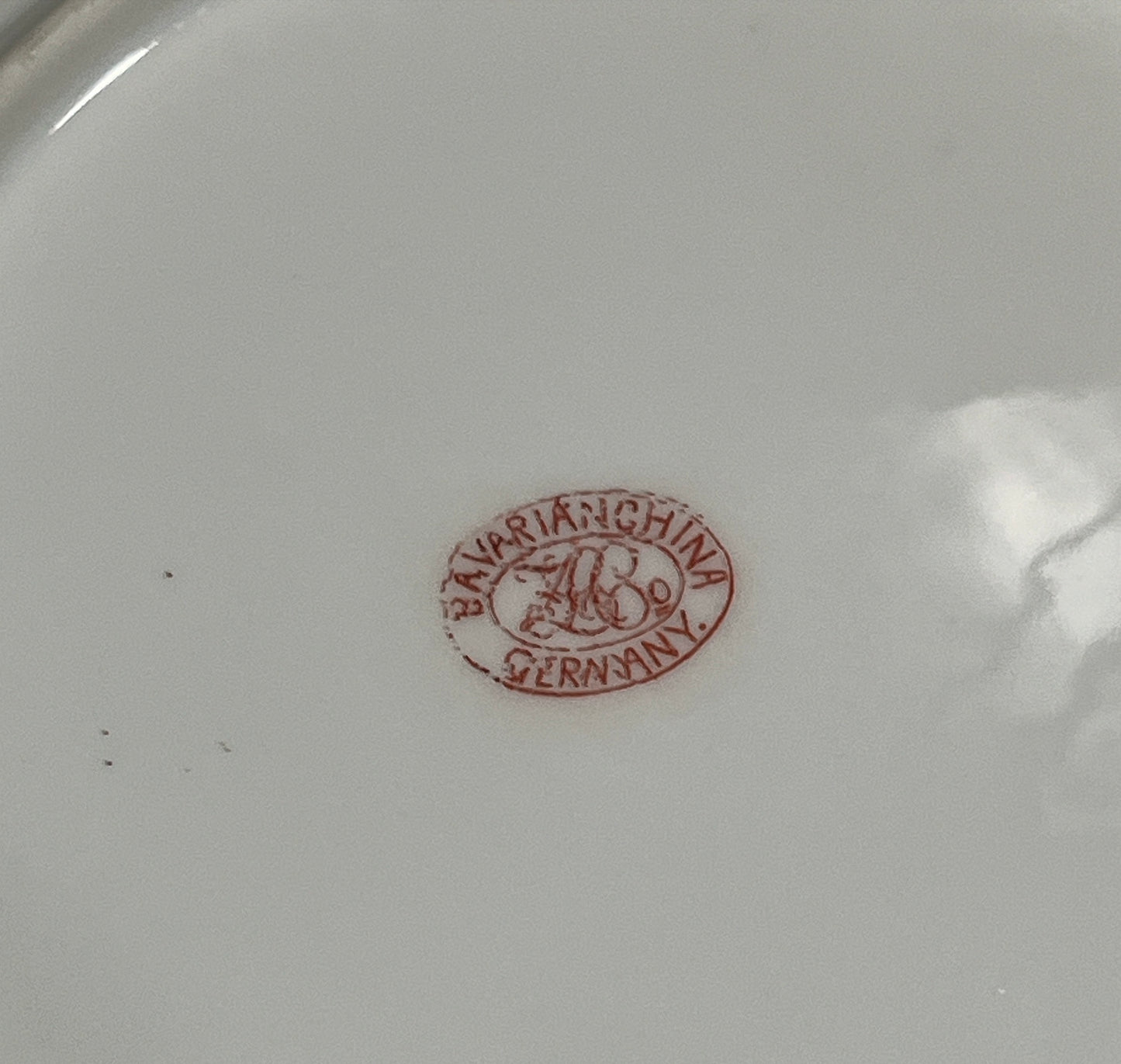 FL&Co Bavarian Porcelain Plate