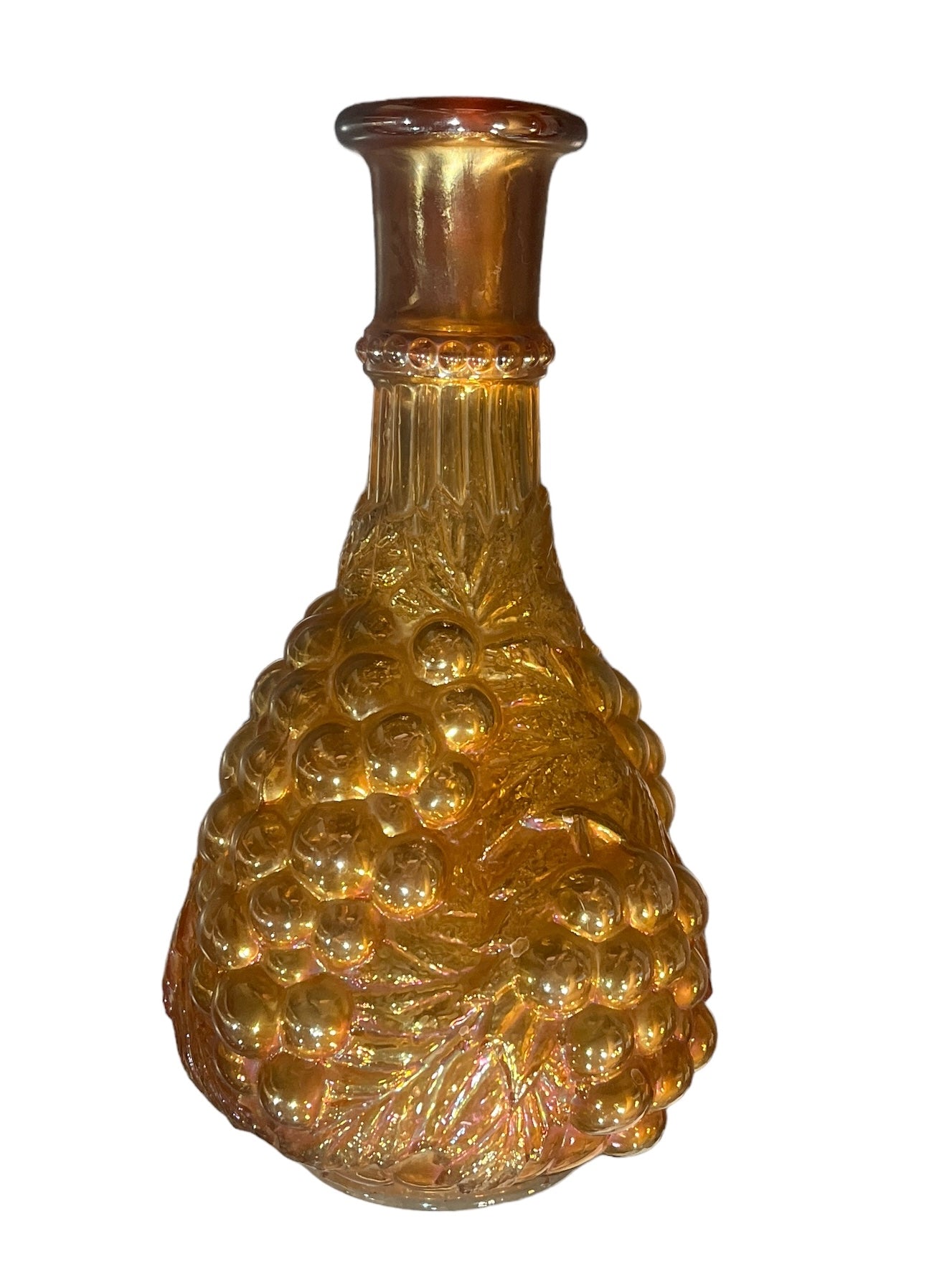 Imperial Marigold Carnival Glass Decanter