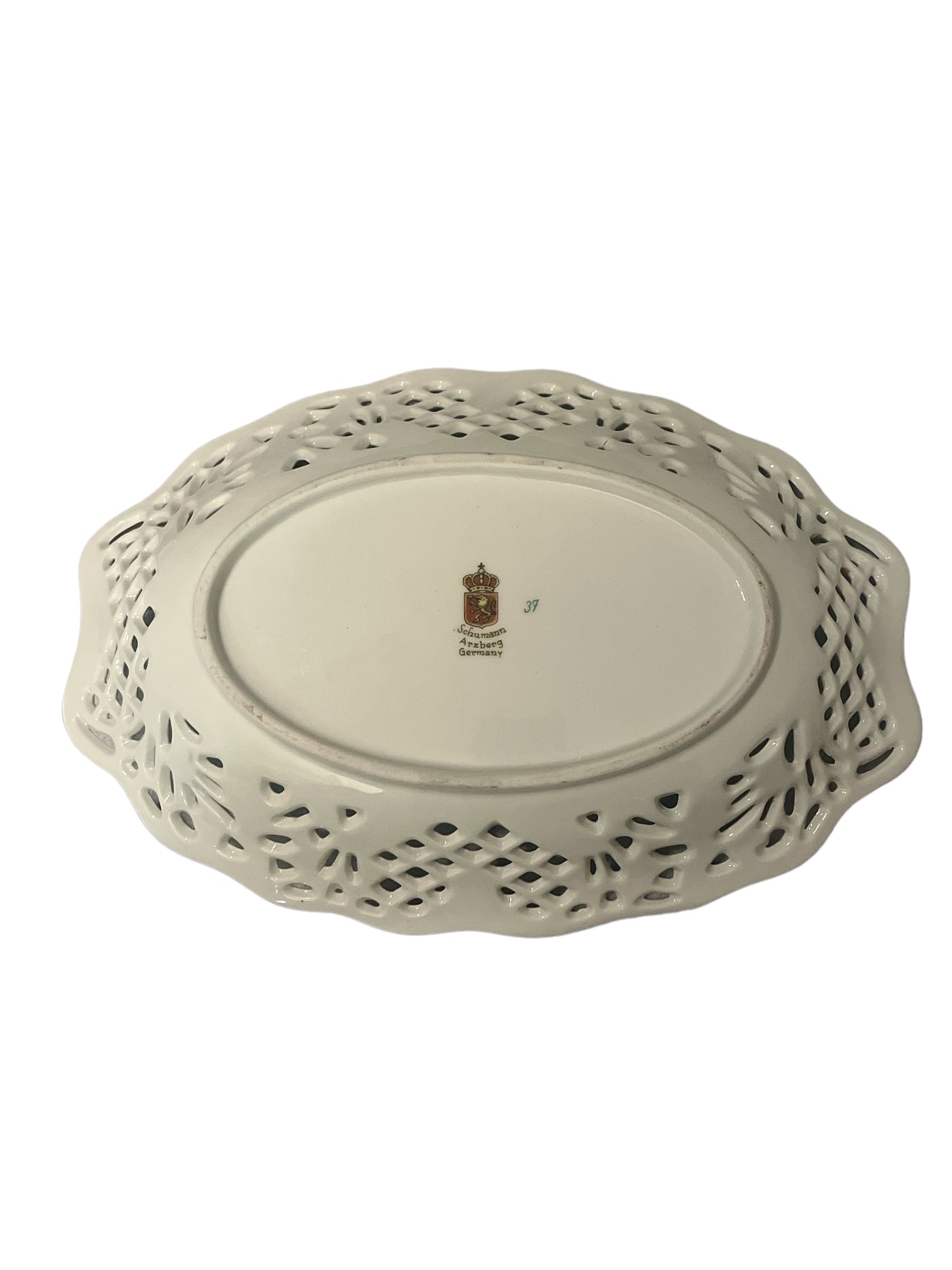 Schumann Reticulated Porcelain Bread Basket