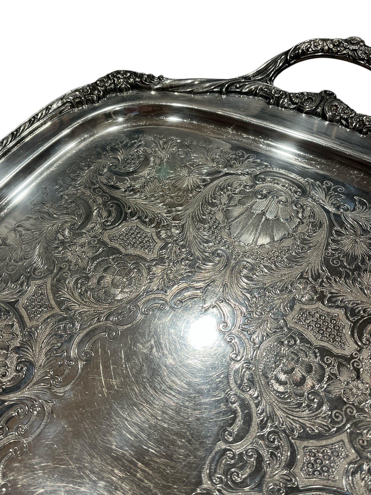 Heritage 1847 Rogers Bros 9498 Silver Plated Serving Platter