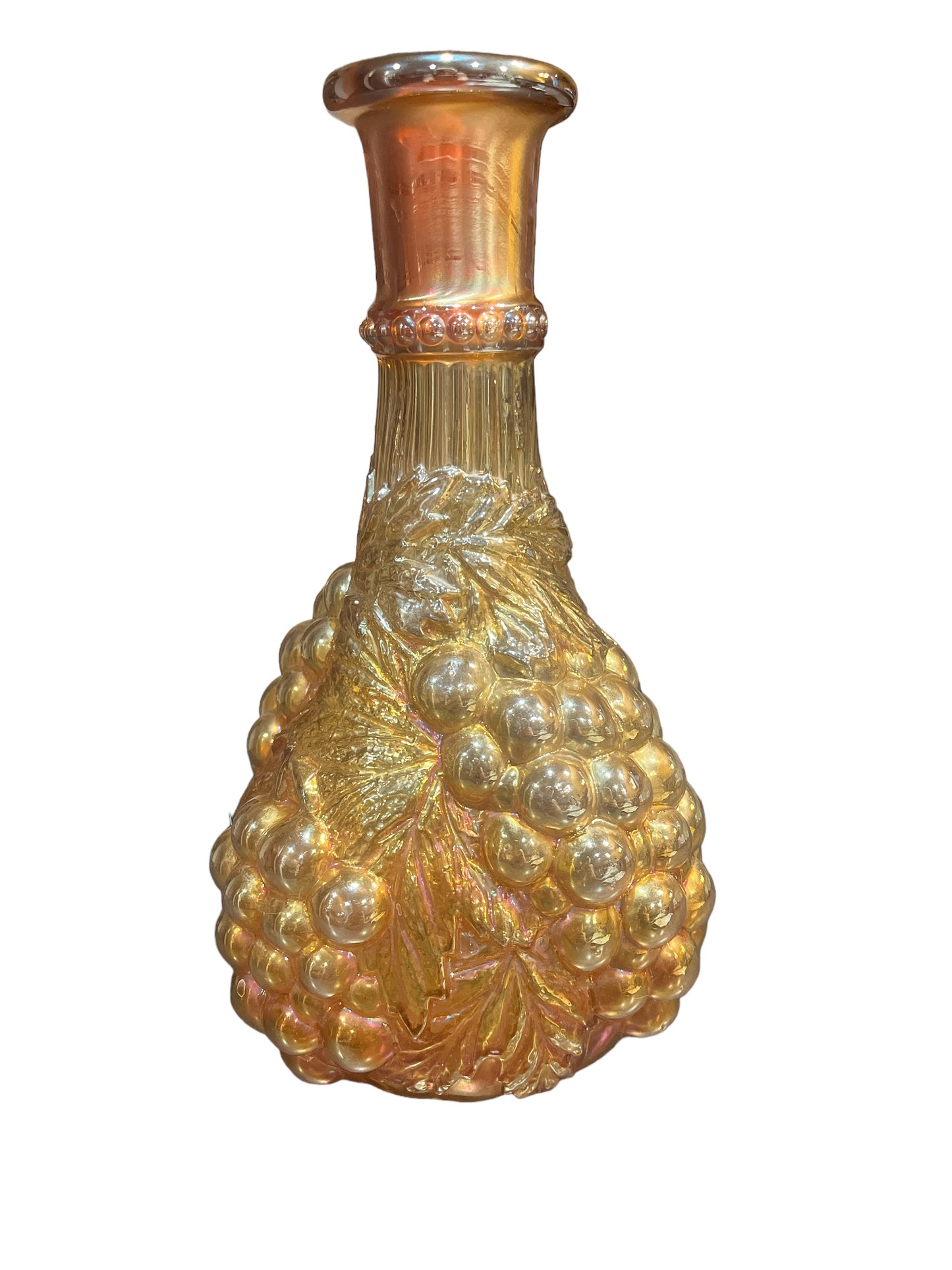 Imperial Marigold Carnival Glass Decanter