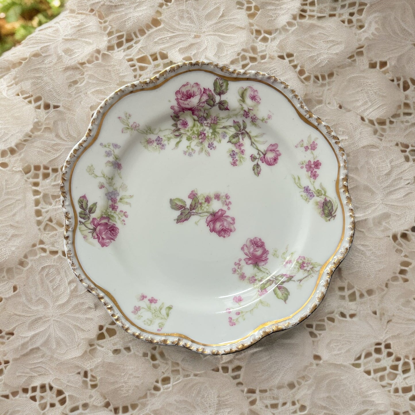 Haviland & Co Floral Dessert Plate