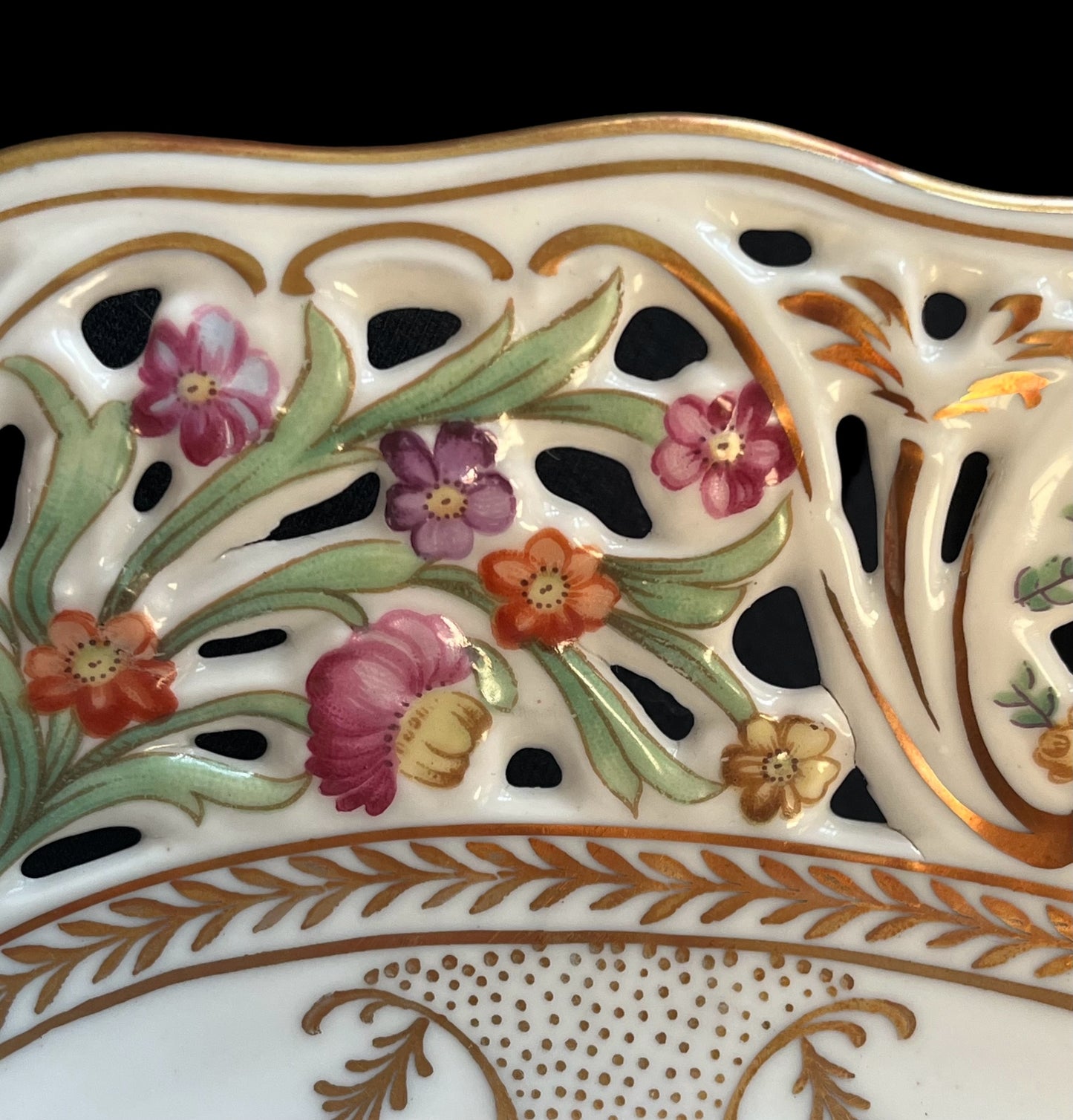 Schumann Reticulated Porcelain Bread Basket