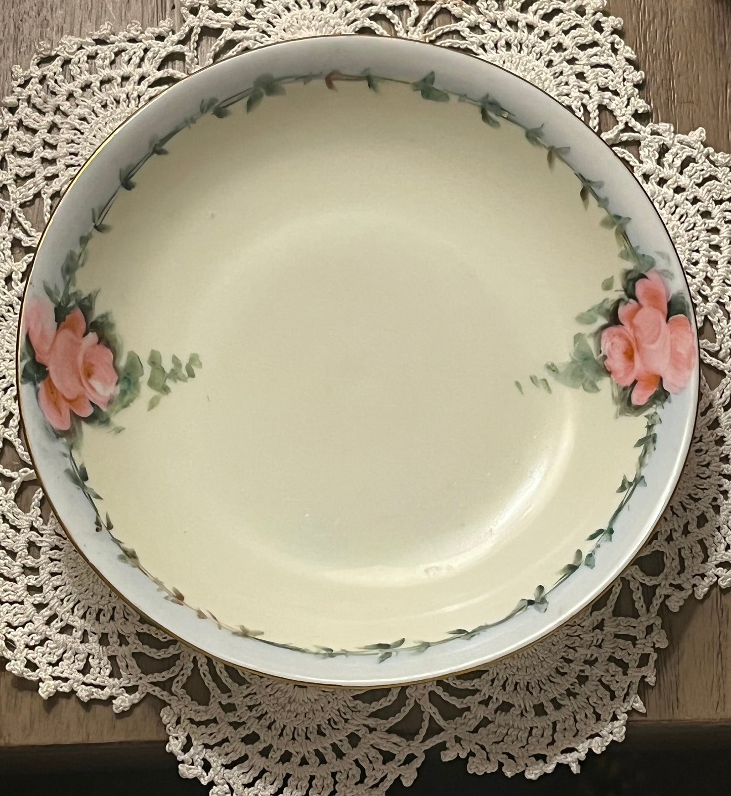 Antique Hand Painted J&C Fruit Bowl